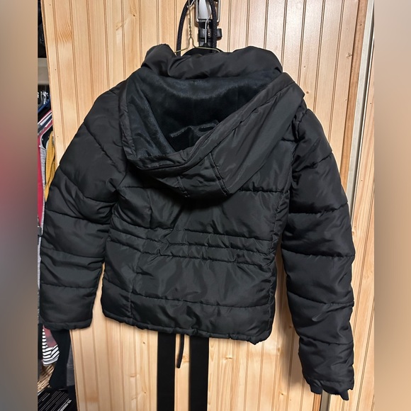 Girls SO puffer jacket, black size 14/16 - Picture 2 of 3